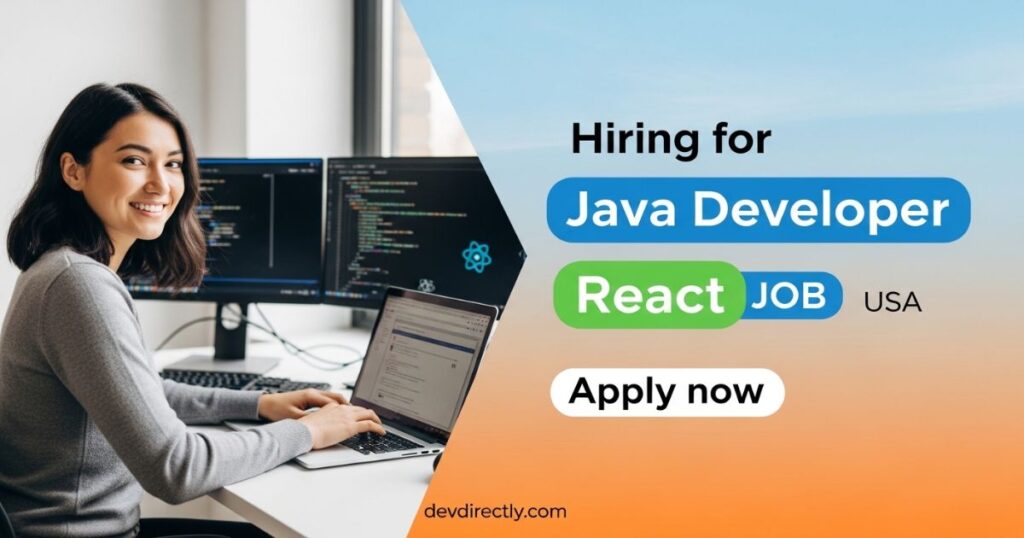 Java Developer React JOB USA