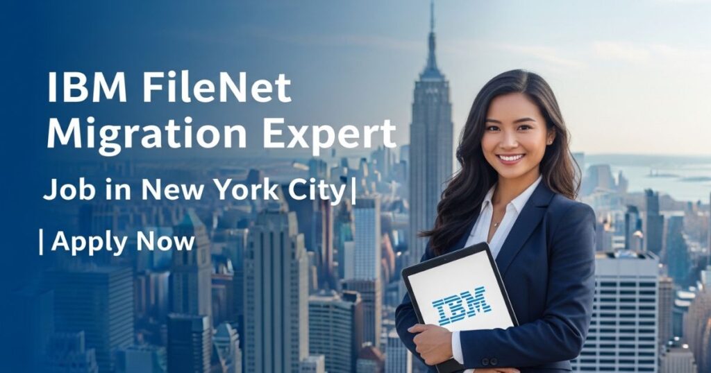 IBM FileNet Migration Expert Job in New York City (Onsite) | Apply Now (C2C/W2)